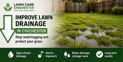 How to Improve Lawn Drainage in Chichester Gardens