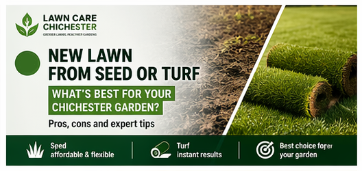 New Lawn in Chichester: Should You Use Seed or Turf?