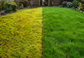 Moss control Chichester lawns